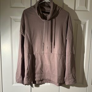 MM Lafleur Soft Beige Cowl Neck Sweatshirt